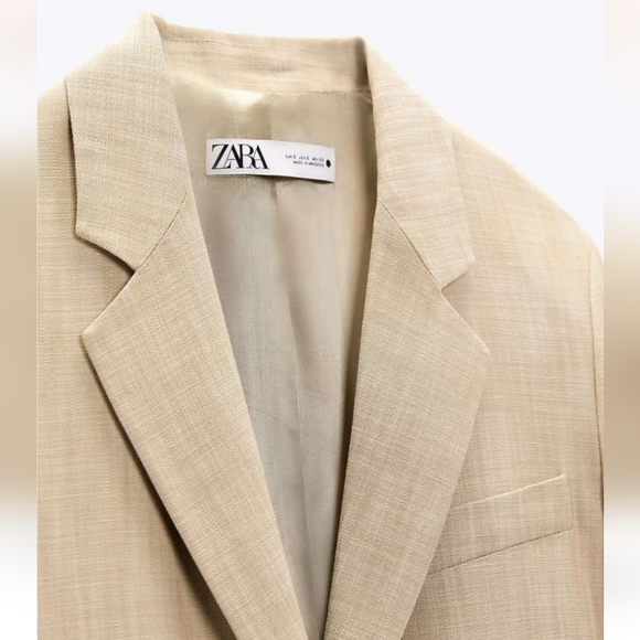 ZARA LIMITED EDITION OVERSIZED BLAZER SIZE M - Picture 3 of 7